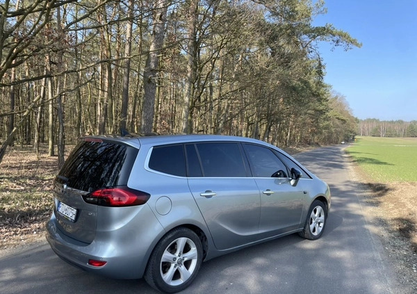 Opel Zafira cena 36000 przebieg: 157500, rok produkcji 2012 z Turek małe 781
